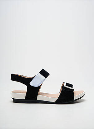 Sandale/pantofi decupați vârf deschis toc plat până la 3 cm negru SWEET femeie