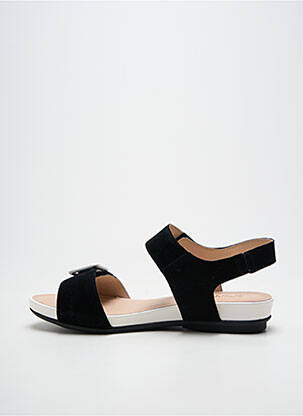 Sandale/pantofi decupați vârf deschis toc plat până la 3 cm negru SWEET femeie