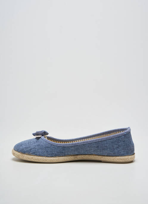 Espadrile vârf rotund toc plat până la 3 cm albastru LA VAGUE femme