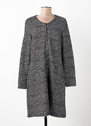 Rochie midi mâneci lungi mâneci lungi negru SENORETTA femeie