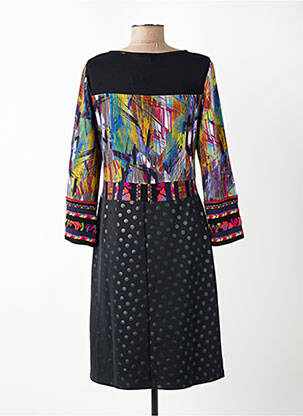 Rochie midi mâneci lungi mâneci lungi negru OLIVIER PHILIPS femeie