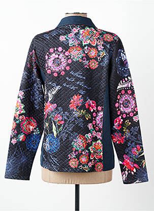 Jachete casual guler tip costum albastru KALISSON femeie