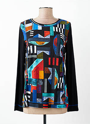 Tricou mâneci lungi mâneci lungi negru TINTA STYLE femeie