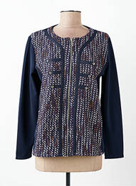 Jachete casual guler rotund albastru LE CABESTAN femme