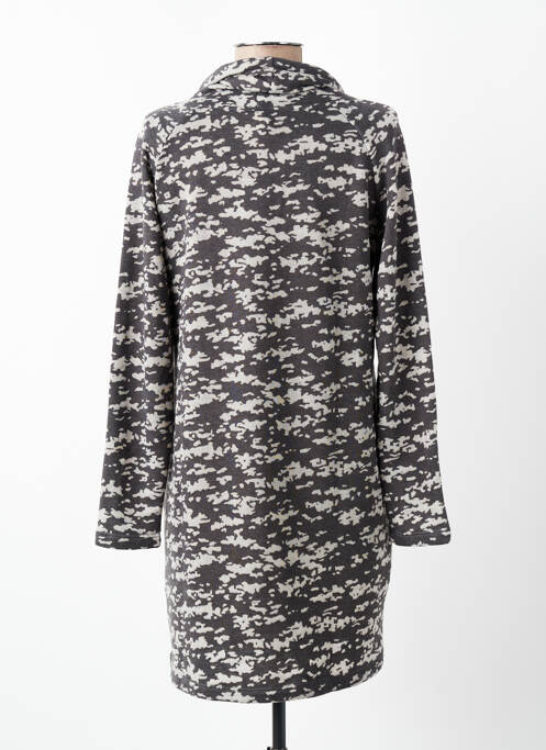 Rochie scurtă mâneci lungi mâneci lungi gri SENORETTA femme
