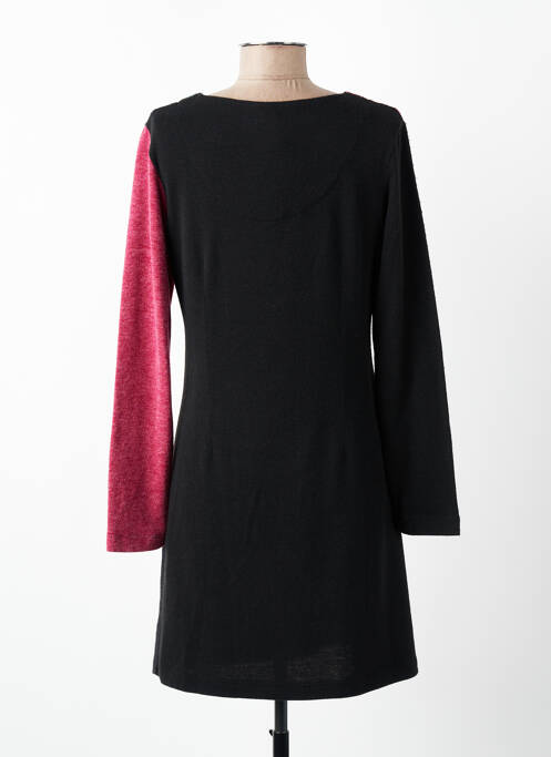 Rochie scurtă mâneci lungi mâneci lungi negru SENORETTA femme