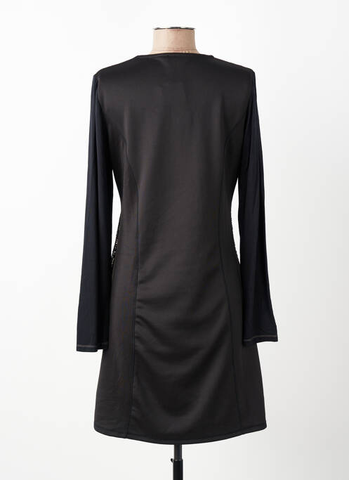 Rochie scurtă mâneci lungi mâneci lungi negru KALISSON femme