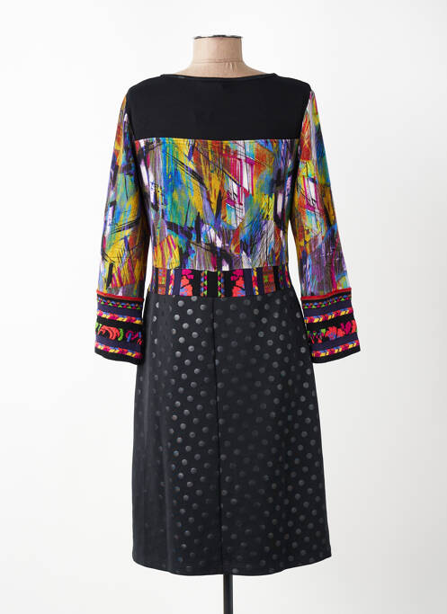 Rochie midi mâneci lungi mâneci lungi negru OLIVIER PHILIPS femme