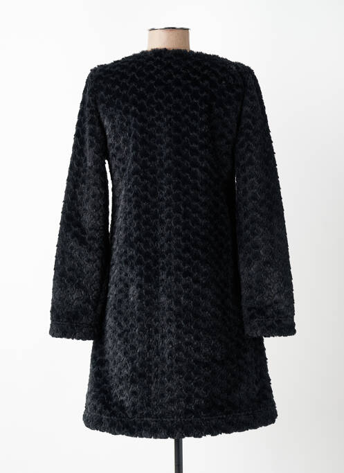 Halat de baie buzunare negru SENORETTA femme