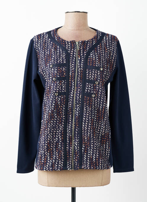 Jachete casual guler rotund albastru LE CABESTAN femme