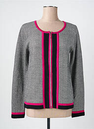 Vestă cu mâneci lungi elasticitate gri FELINO femme