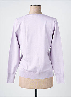 Pulover elasticitate mâneci lungi violet SCORZZO femeie