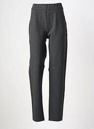 Pantalon slim talie elastică mărime normală gri QUATRE VINGT JOURS femme