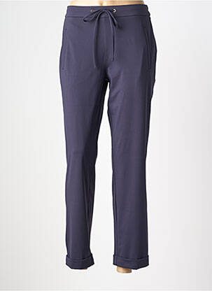 Pantalon slim talie elastică mărime normală albastru YEST femeie