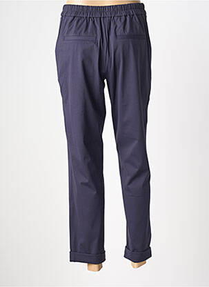 Pantalon slim talie elastică mărime normală albastru YEST femeie