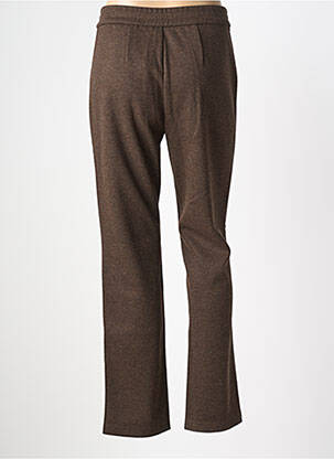 Pantalon slim talie elastică mărime normală maro YEST femeie
