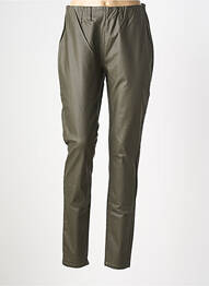 Pantalon slim talie elastică mărime normală verde CISO femme