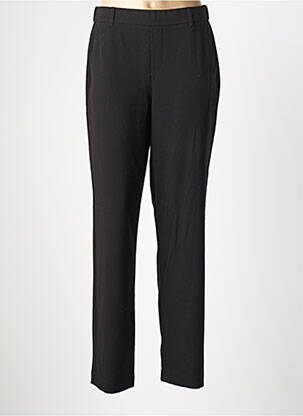 Pantalon slim talie elastică mărime normală negru CISO femeie