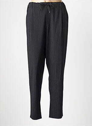 Pantalon slim talie elastică mărime normală negru CISO femeie
