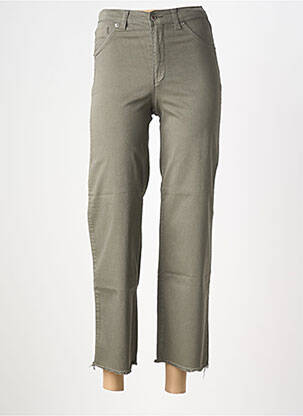 Pantalon 7/8 elasticitate mărime normală verde WALTRON femeie