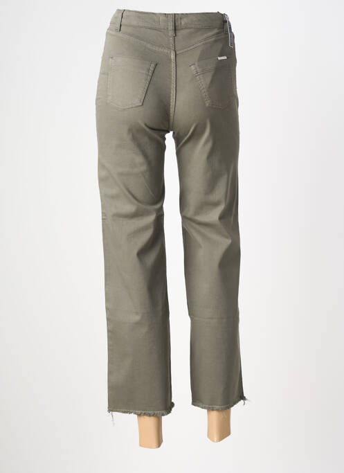 Pantalon 7/8 elasticitate mărime normală verde WALTRON femme