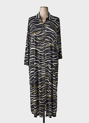 Rochie lungă mâneci lungi mâneci lungi negru YOEK femeie