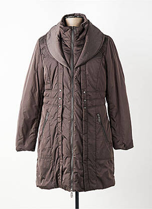 Parka finisaj interior dublat fără glugă maro BOCA BOKA femme