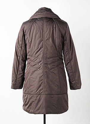 Parka finisaj interior dublat fără glugă maro BOCA BOKA femme