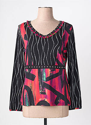 Tricou mâneci lungi mâneci lungi negru OLIVIER PHILIPS femeie