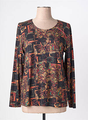 Tricou mâneci lungi mâneci lungi maro GEVANA femeie