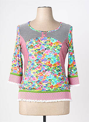 Tricou mâneci 3/4 mâneci 3/4 roz OLIVIER PHILIPS femeie
