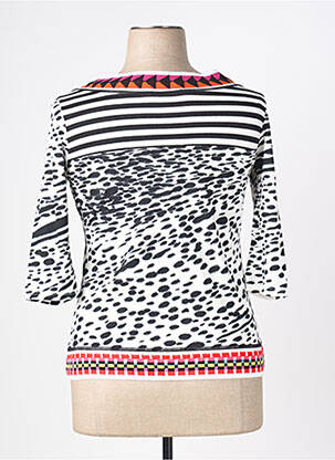 Tricou mâneci 3/4 mâneci lungi alb OLIVIER PHILIPS femeie