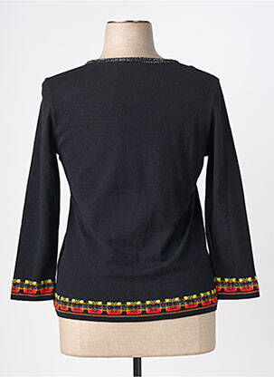 Pulover croială cambrată mâneci lungi negru OLIVIER PHILIPS femeie