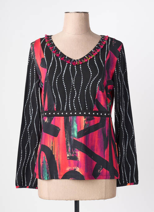 Tricou mâneci lungi mâneci lungi negru OLIVIER PHILIPS femme