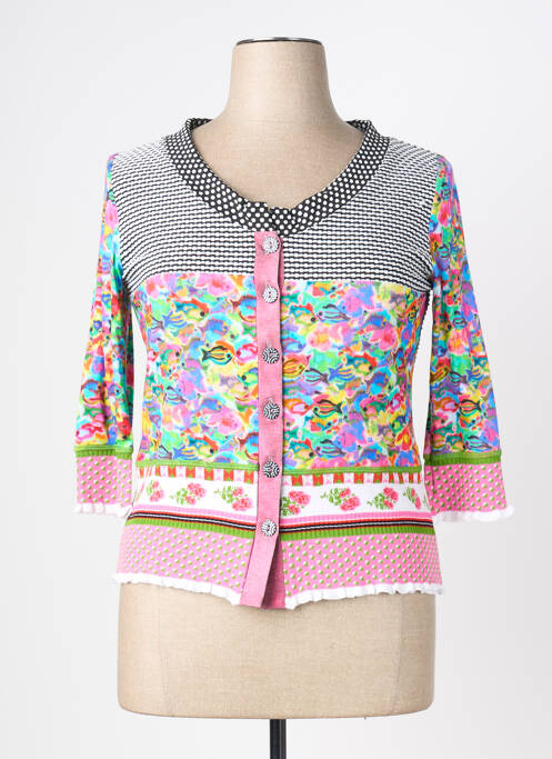 Vestă cu mâneci lungi mâneci 3/4 roz OLIVIER PHILIPS femme