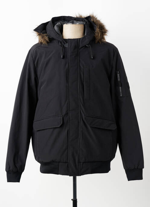 Parka glugă cu glugă negru S.OLIVER homme
