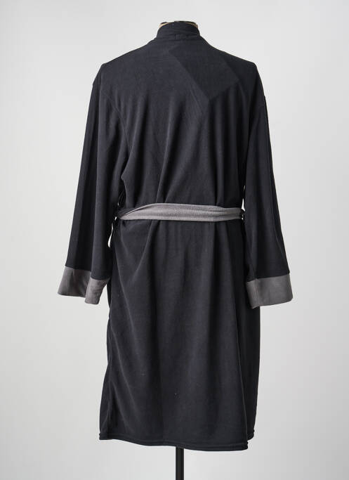 Halat de baie buzunare negru ATHENA homme
