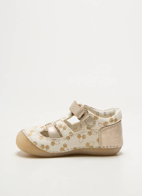Ghete închidere cu arici vârf rotund auriu KICKERS fille