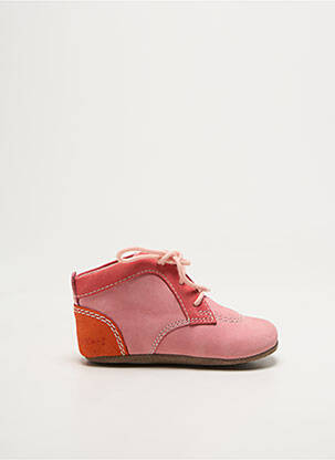 Papuci/pantofi de casă branț detașabil vârf rotund roz KICKERS fată
