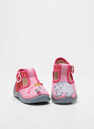 Papuci/pantofi de casă branț detașabil vârf rotund roz BABYBOTTE fille