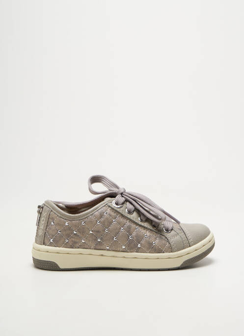Adidași țesătură satinată vârf rotund gri GEOX fille