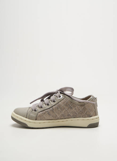 Adidași țesătură satinată vârf rotund gri GEOX fille