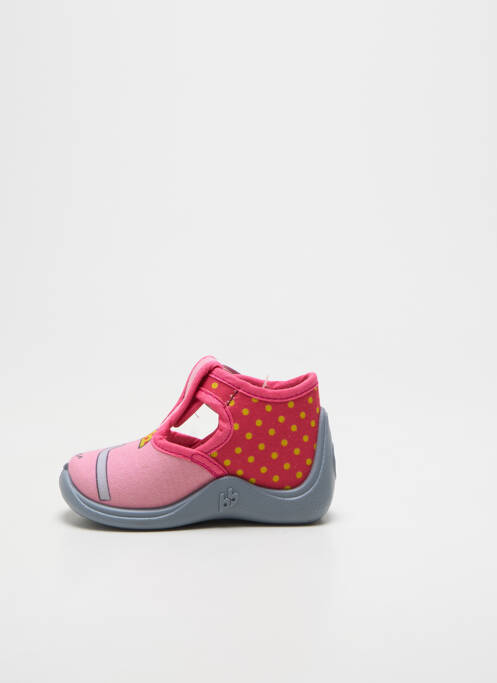 Papuci/pantofi de casă branț detașabil vârf rotund roz BABYBOTTE fille
