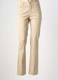 Pantalon slim elasticitate mărime normală bej COWEST femme
