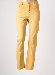Pantalon slim elasticitate mărime normală galben IMPAQT femme