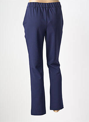 Pantalon slim talie elastică mărime normală albastru MCM femeie