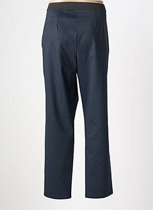Pantalon slim talie elastică mărime normală albastru TELMAIL femeie