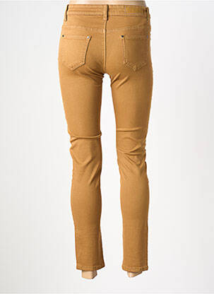 Pantalon slim conic mărime normală galben KALISSON femeie