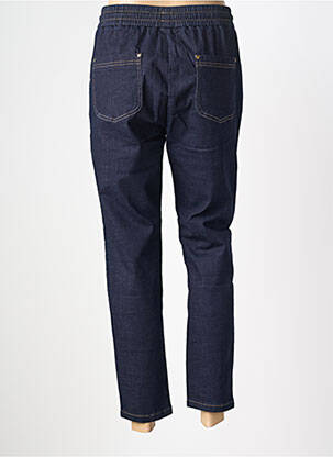 Pantalon 7/8 talie elastică mărime normală albastru TINTA femeie