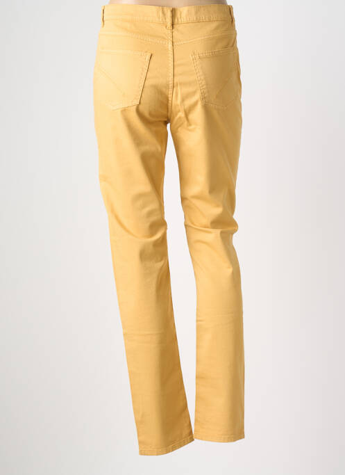 Pantalon slim elasticitate mărime normală galben IMPAQT femme